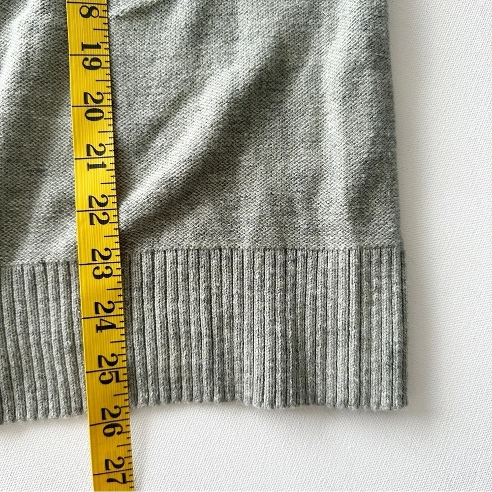 J. Jill Wearever Funnel-Neck Sweater Grey Women’s Medium